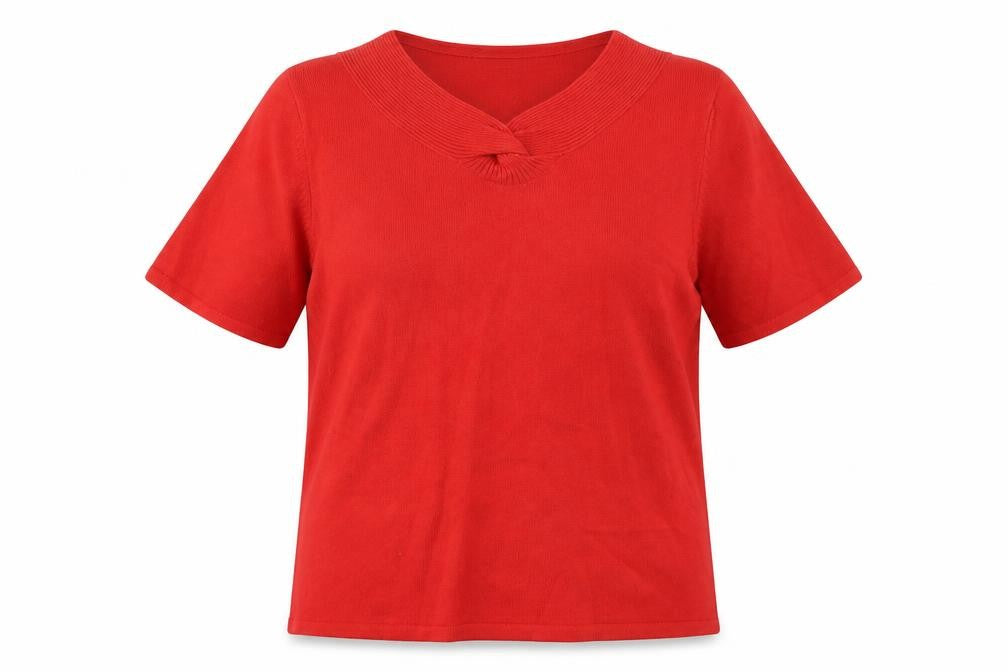 Honor Millburn Women's Red S Pullover Jumper V-Neck