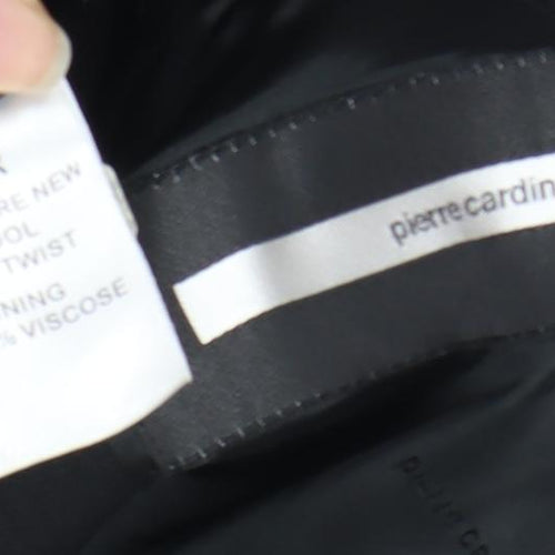 Pierre Cardin Men's Black Wool Blazer Size 40