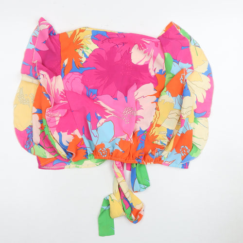 Flamant Rose Women's Floral Tie-Front Top Size S