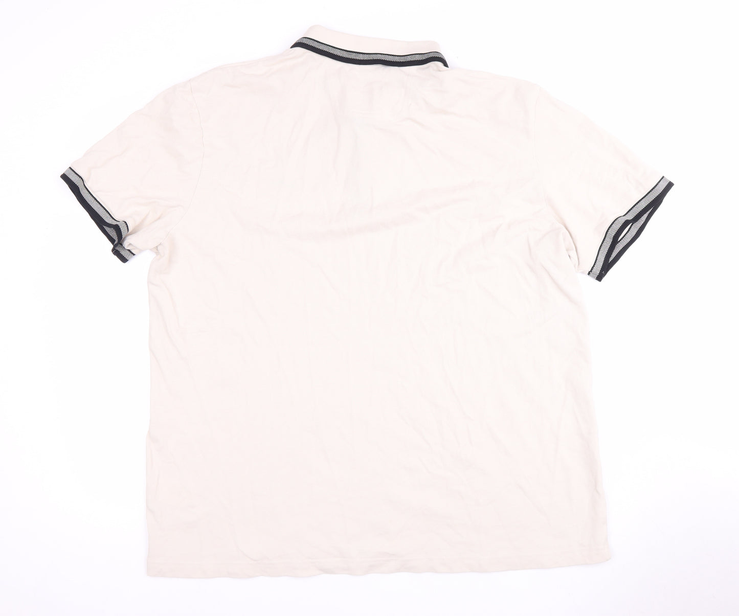 BOSS Men's Beige Polo Shirt XL Regular Fit, Short Sleeve