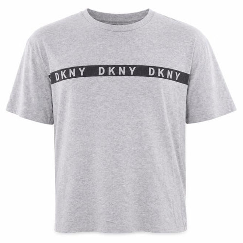 DKNY Men's Grey Short Sleeve Crew Neck T-Shirt L