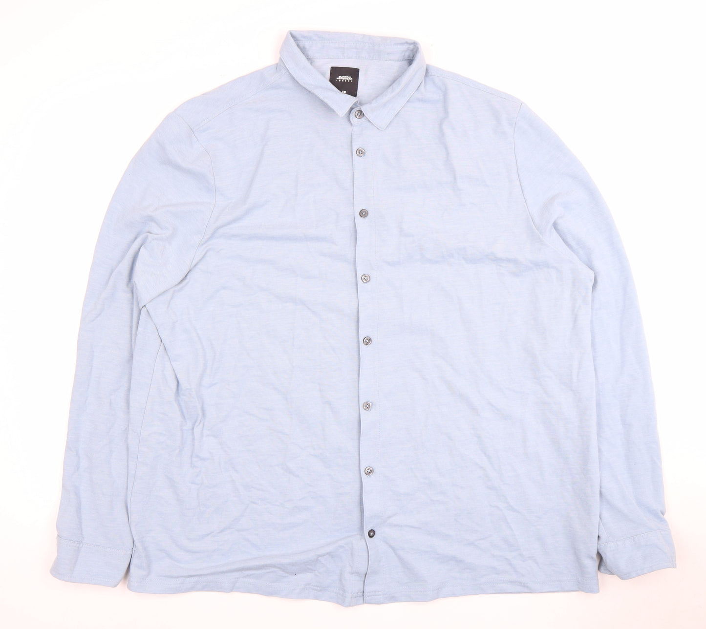 Burton Menswear London 2XL Blue Men's Dress Shirt
