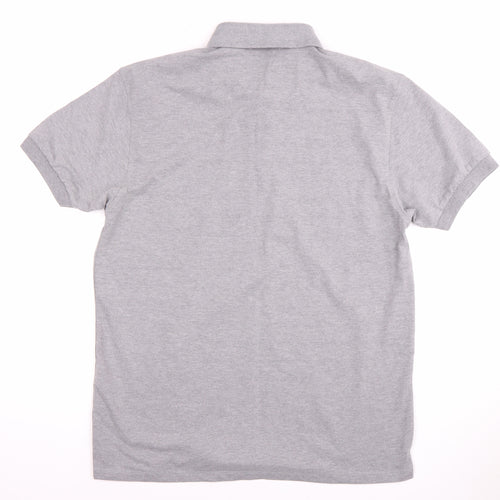 AllSaints Men's Grey XL Cotton Polo Shirt