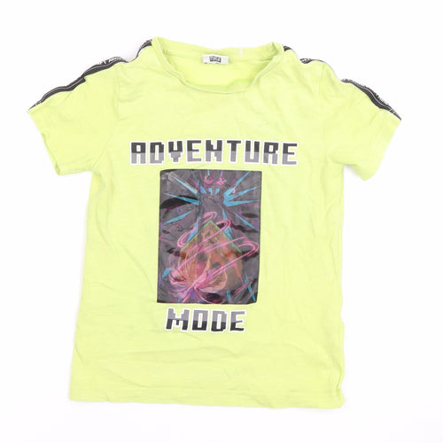 Tu Boys Green Minecraft T-Shirt Age 6 Adventure Mode Top