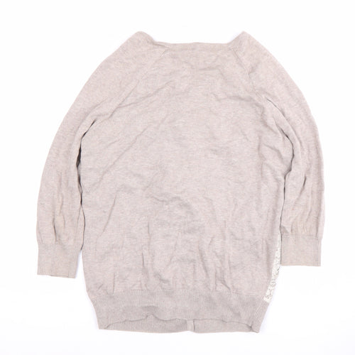 Marks and Spencer Women's Beige Lace Cardigan Size 10