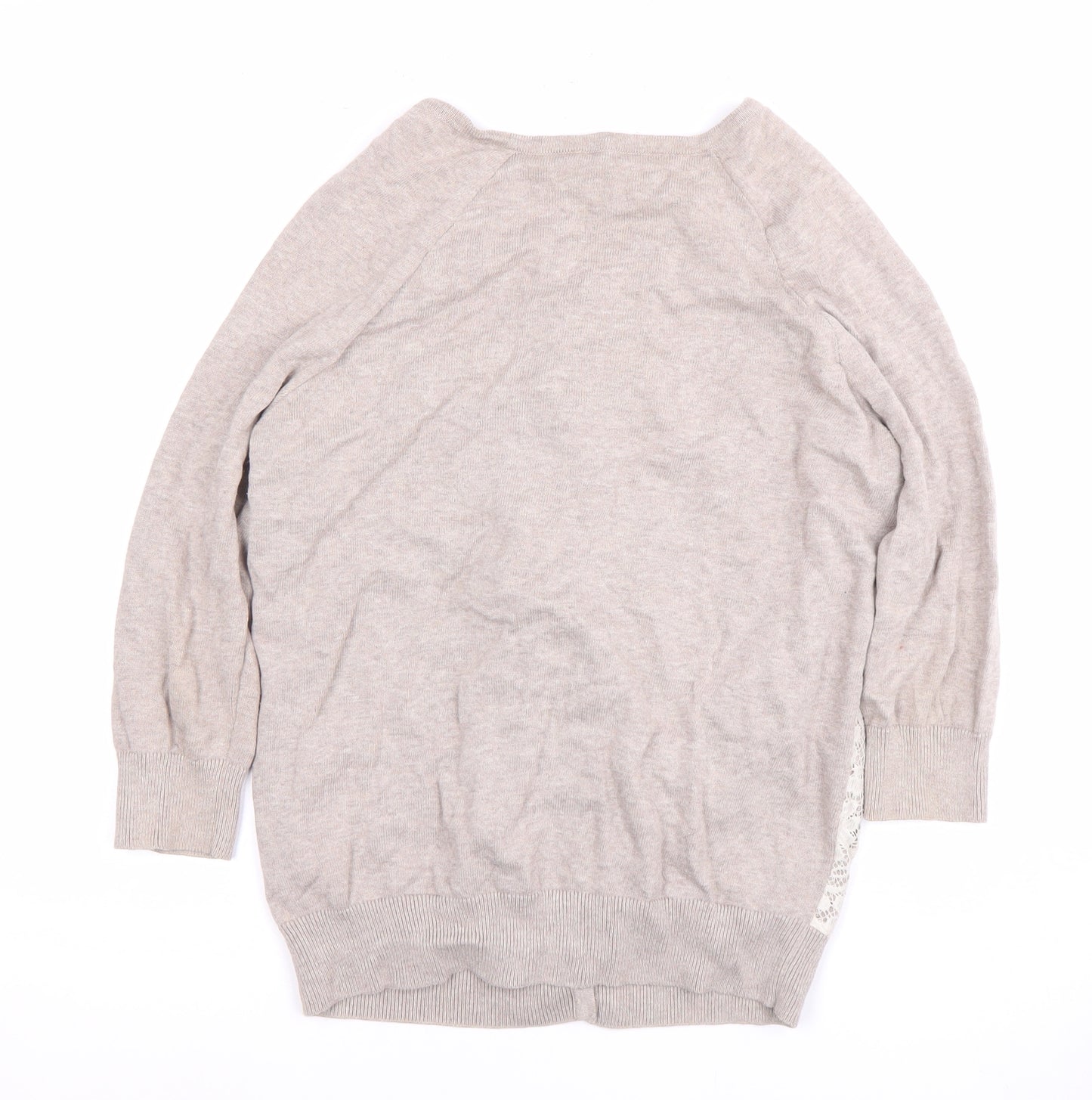 Marks and Spencer Women's Beige Lace Cardigan Size 10