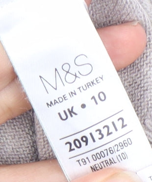 Marks and Spencer Women's Beige Lace Cardigan Size 10