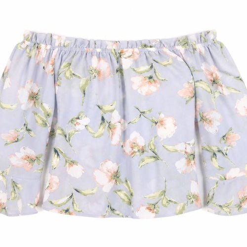 Lipsy Floral Off the Shoulder Blouse - Women's Size 12
