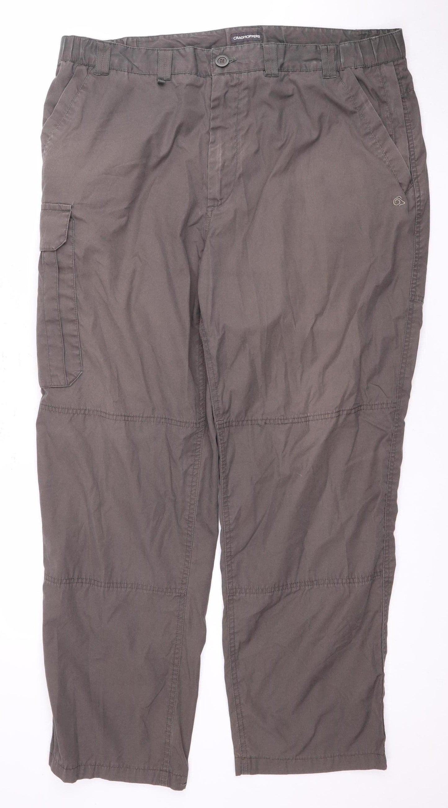 Craghoppers Men's Grey Cargo Trousers, Size L