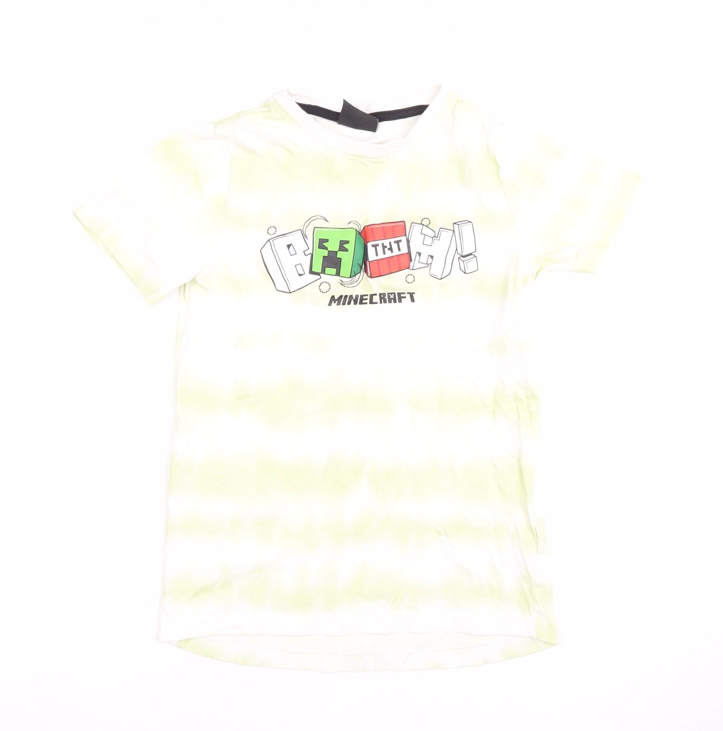 Tu Boys Green Minecraft T-Shirt, 8 Years, Cartoon Style