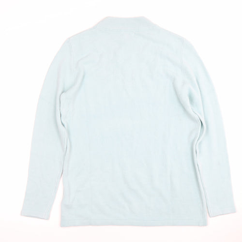 Damart Women's Blue Pullover Jumper M with Beads