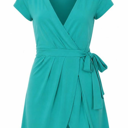 Banana Republic Women's Green Wrap Dress S