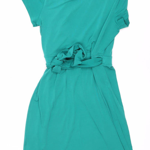 Banana Republic Women's Green Wrap Dress S