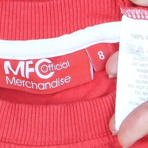 MFC Official Merchandise Unisex Adult Red T-Shirt