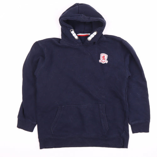 MFC Official Boys Blue Hoodie 13-14 Years Pullover