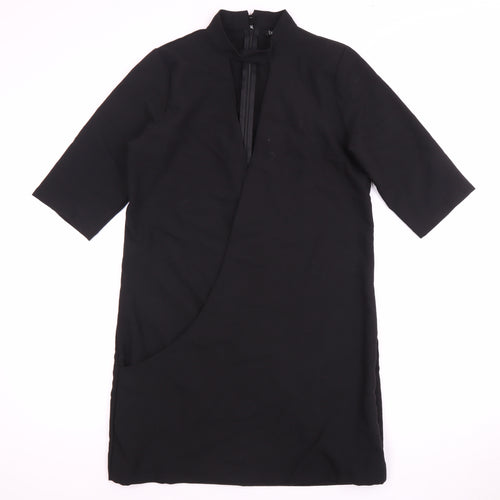 Boohoo Women's Black High Neck Dress Size 12
