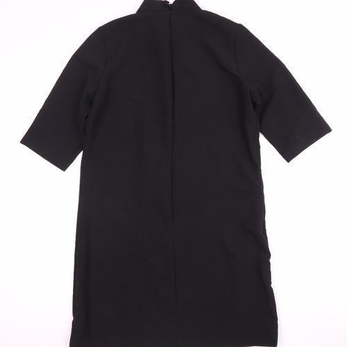 Boohoo Women's Black High Neck Dress Size 12