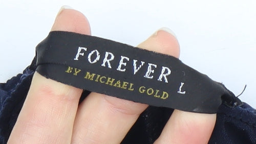 Forever by Michael Gold Women's Black Trousers, Size L