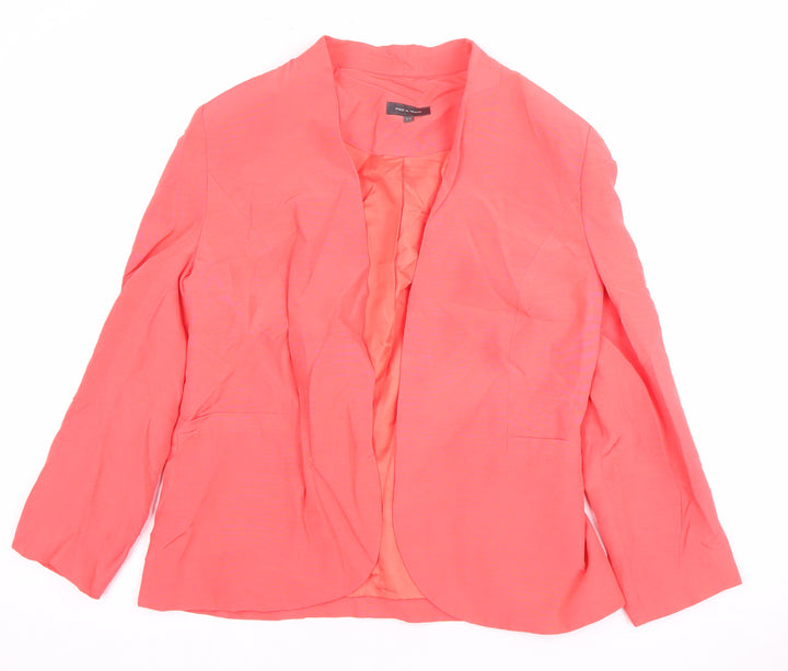 Pied A Terre Women's Pink Blazer Size 14