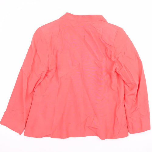 Pied A Terre Women's Pink Blazer Size 14