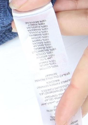 Men's Blue Plaid Pyjama Pants 2XL Cotton