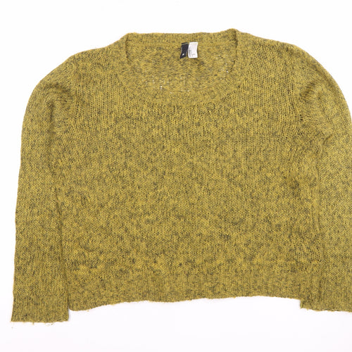 H&M Women's Green Pullover Jumper Size S