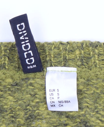 H&M Women's Green Pullover Jumper Size S
