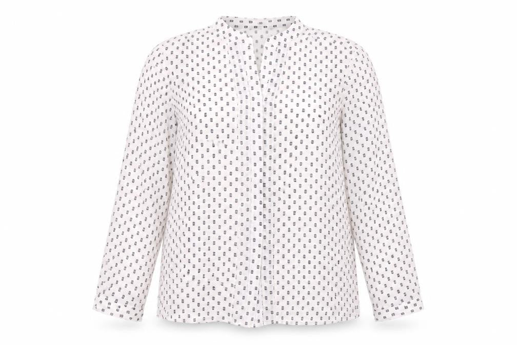 Front view of Marks & Spencer Women's White Blouse, size 14