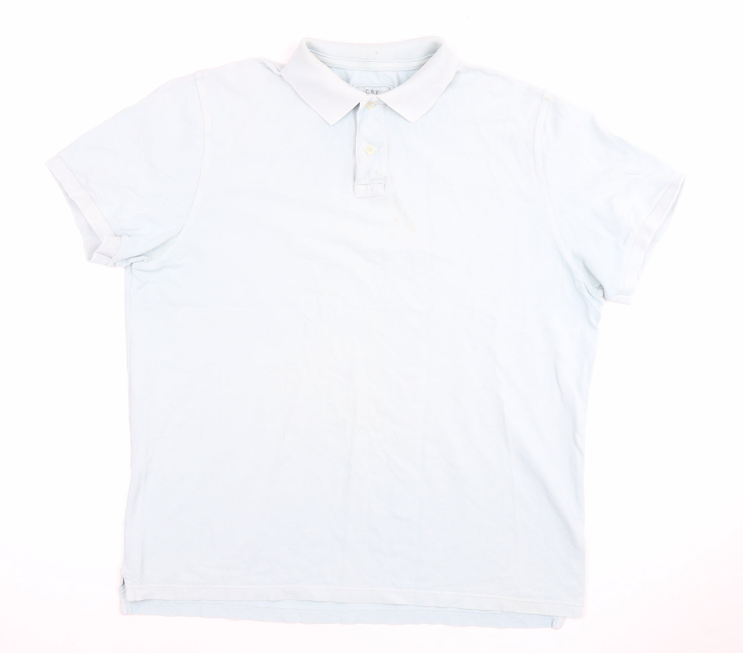 J.Crew Men's White XL Short Sleeve Polo Shirt