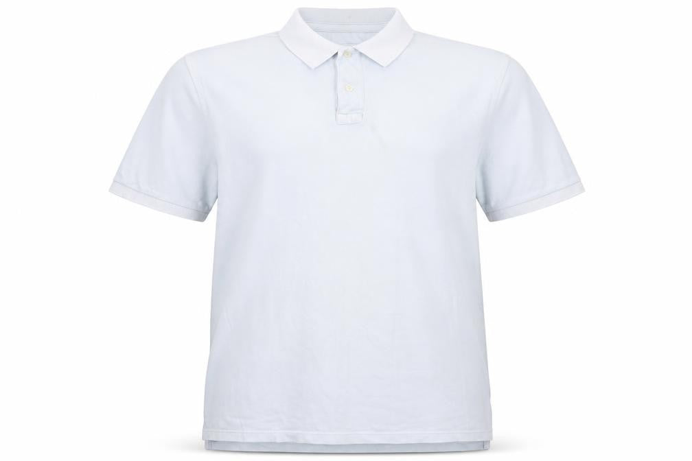 Front view of J.Crew Men's White XL Short Sleeve Polo Shirt