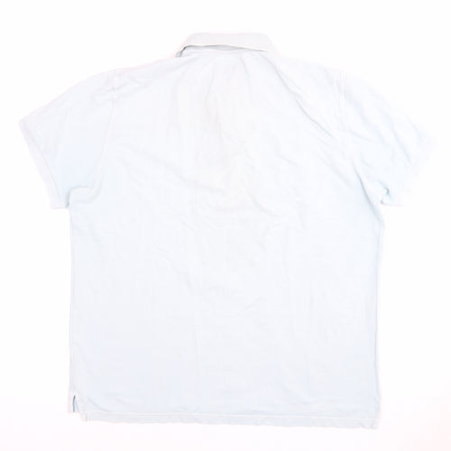 J.Crew Men's White XL Short Sleeve Polo Shirt