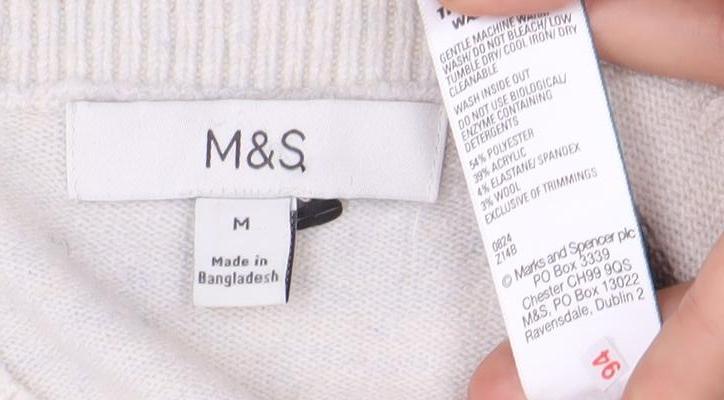 Marks and Spencer Women's White Striped Pullover Jumper - M