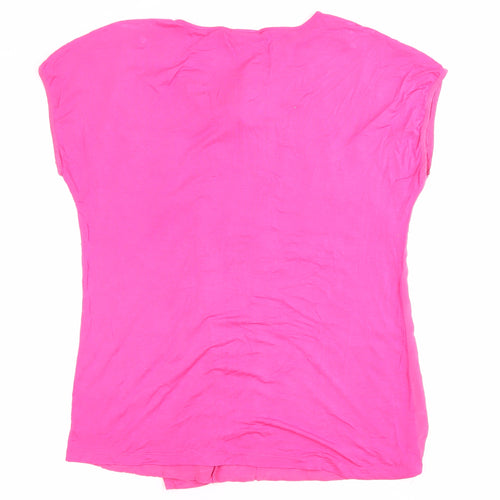 EAST Women's Pink Sleeveless Silk Blouse Size 12