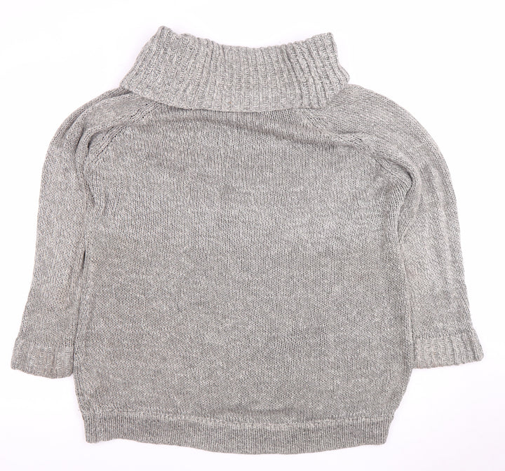 Dorothy Perkins Women's Grey Roll Neck Jumper Size 20