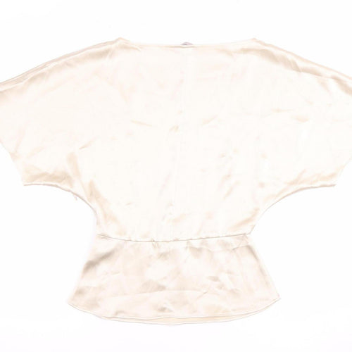 H&M Women's Beige 2XS Tunic Blouse