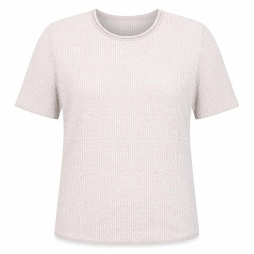Gerry Weber Women’s Beige Geometric T-Shirt Size 14