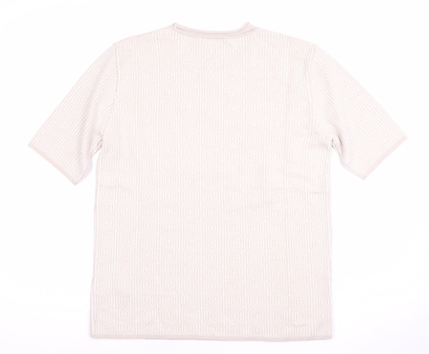 Gerry Weber Women’s Beige Geometric T-Shirt Size 14