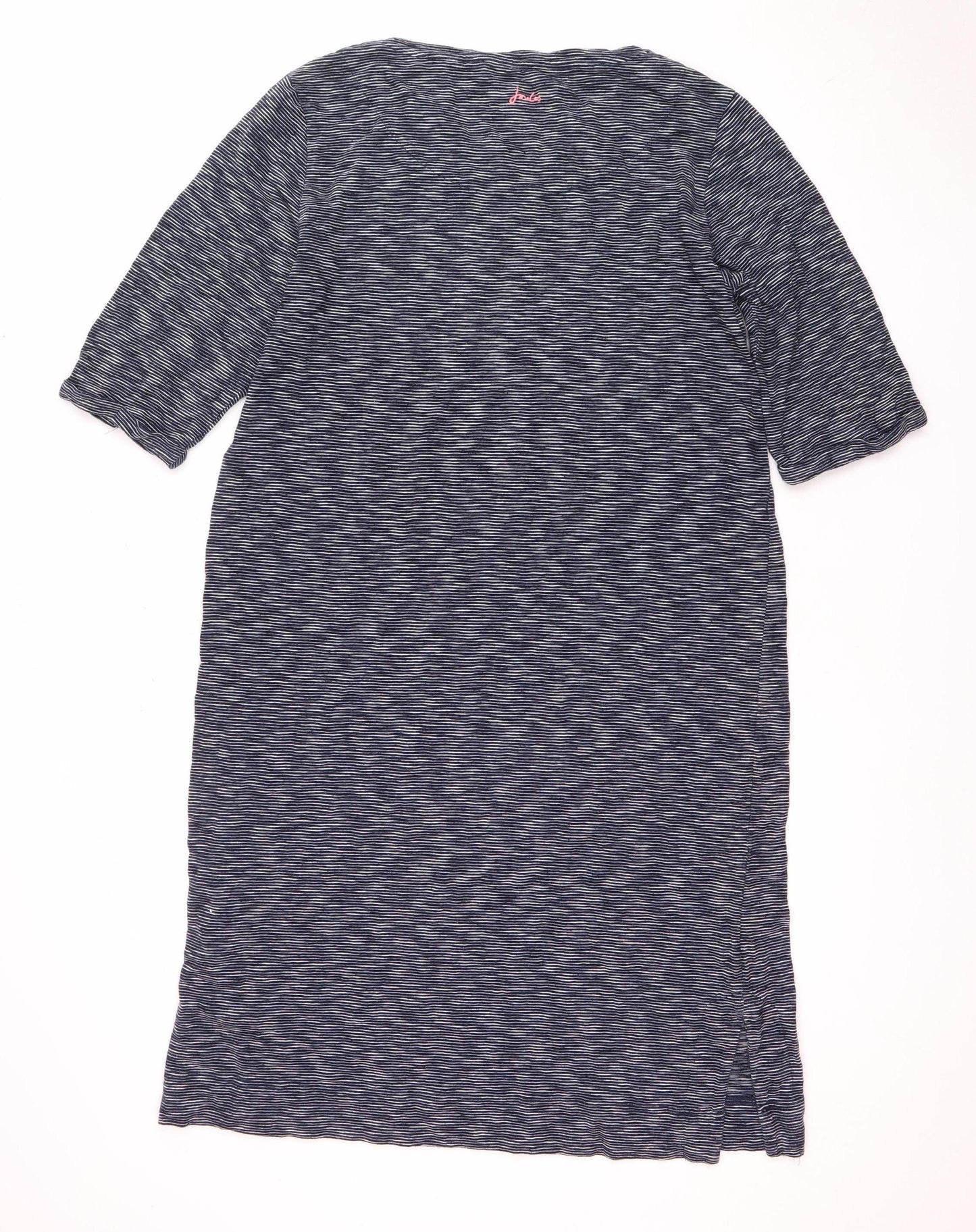 Joules Women's Blue Shift Dress, Size 16 Casual Striped