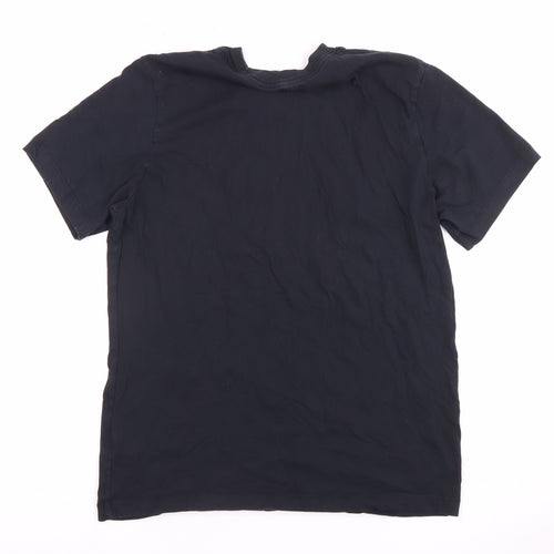 Nike Men's Black M Crew Neck T-Shirt with Logo