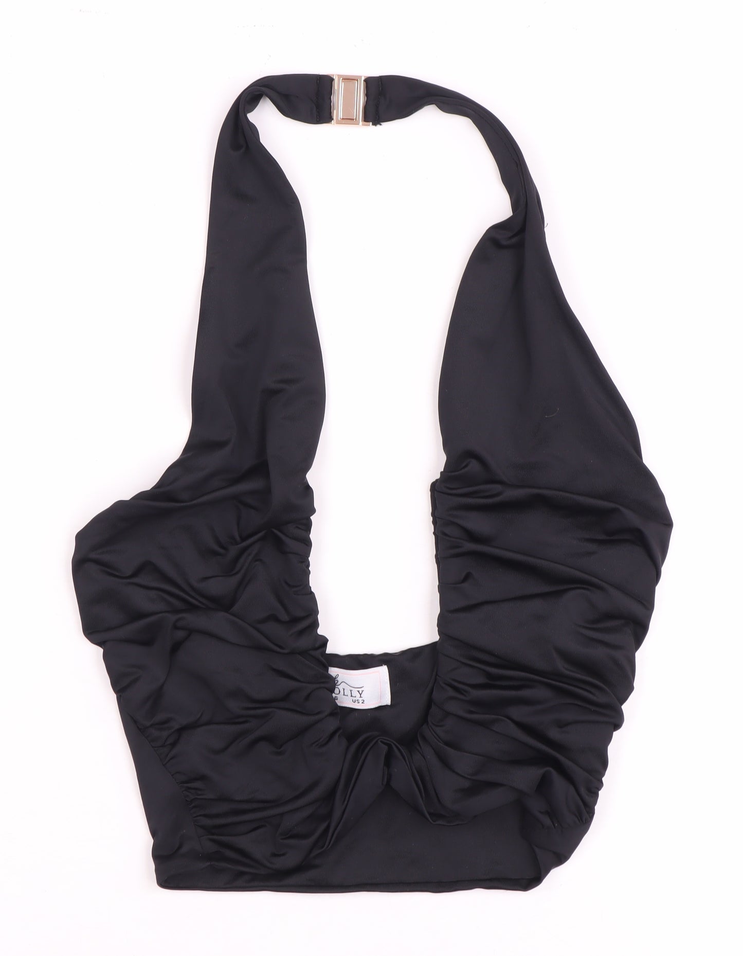 Oh Polly Women's Black Halter Bra-Top Camisole Size 6