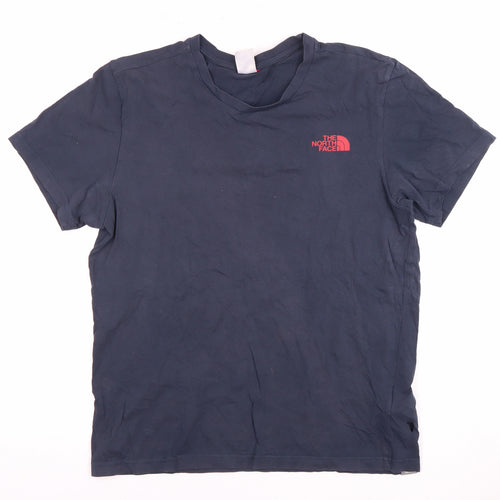 The North Face Men's Blue Cotton T-Shirt M