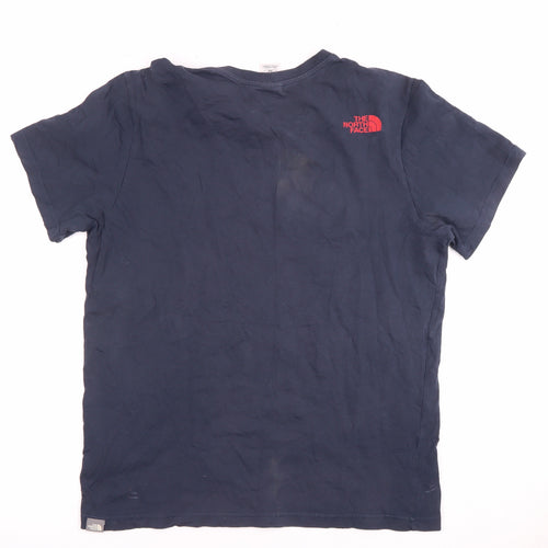 The North Face Men's Blue Cotton T-Shirt M