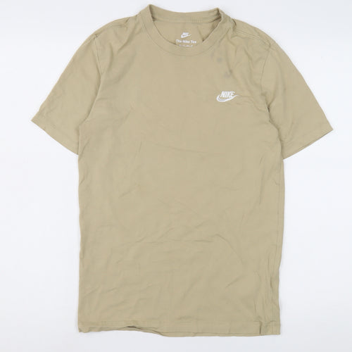 Nike Men's Beige XS Crew Neck T-Shirt