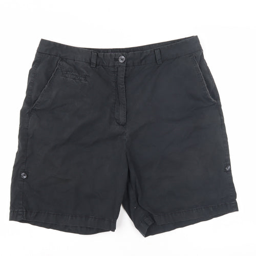 Marks and Spencer Women's Black Size 16 Chino Shorts