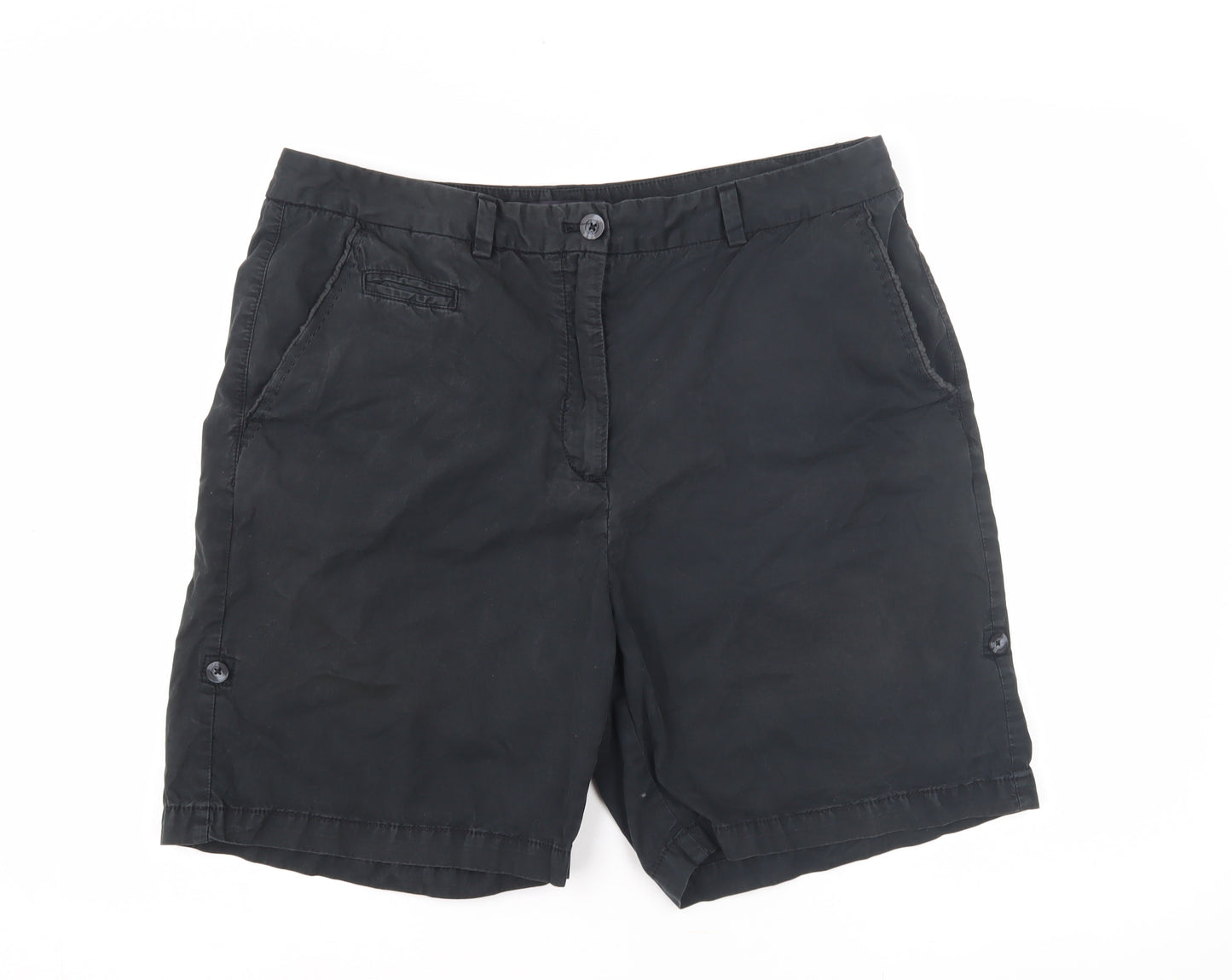 Marks and Spencer Women's Black Size 16 Chino Shorts