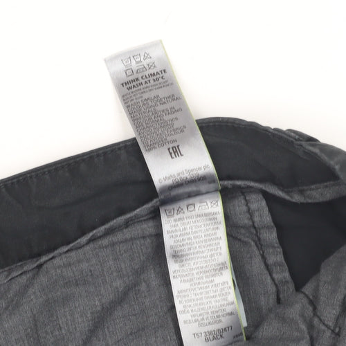 Marks and Spencer Women's Black Size 16 Chino Shorts