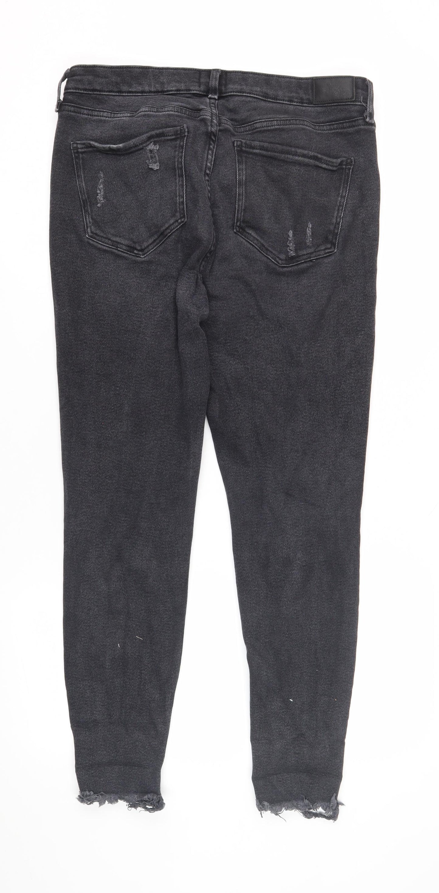 River Island Women's Black Skinny Jeans, Size 16