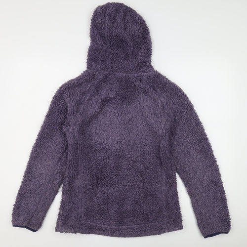 Weird Fish Women's Purple Full Zip Hoodie Size 10