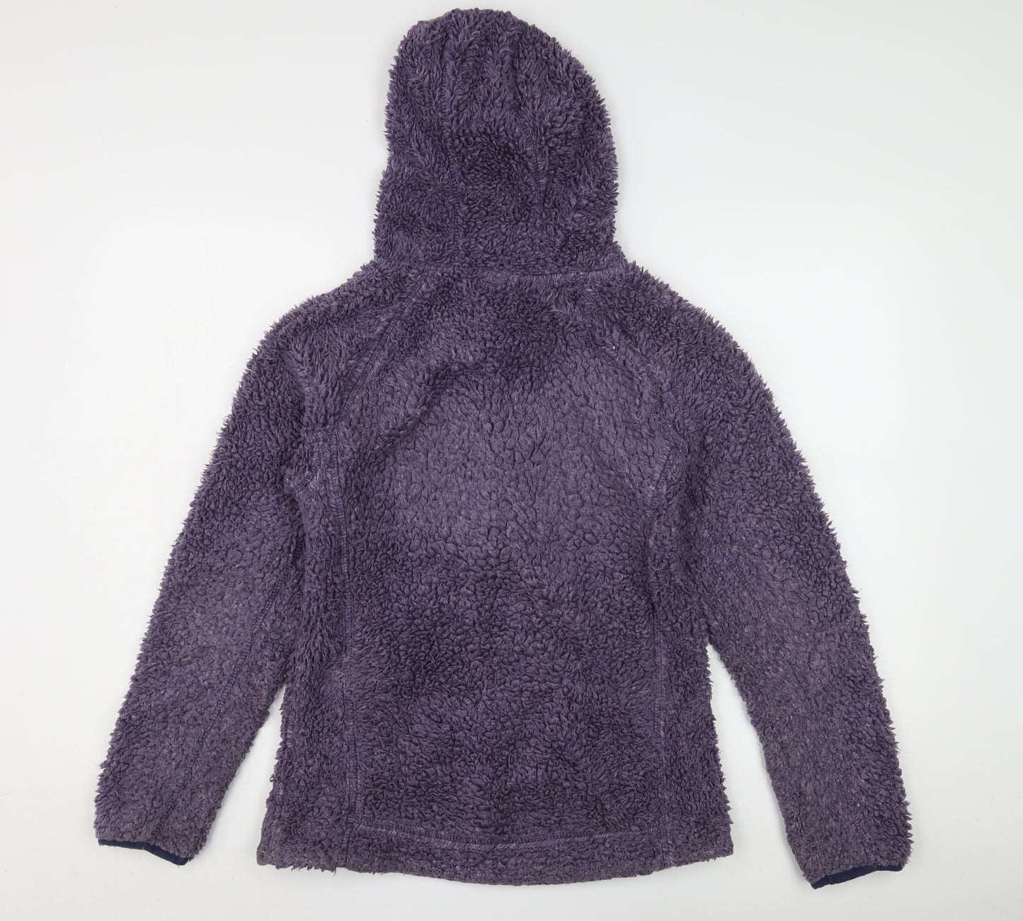 Weird Fish Women's Purple Full Zip Hoodie Size 10