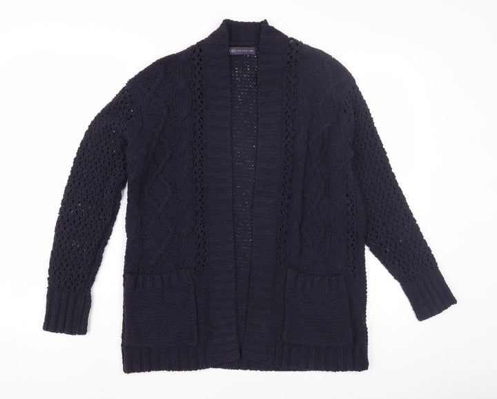 Marks and Spencer Women's Blue Open Front Cardigan S
